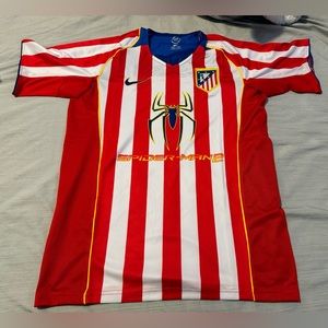 Large Atletico Madrid Spiderman 04/05 Jersey